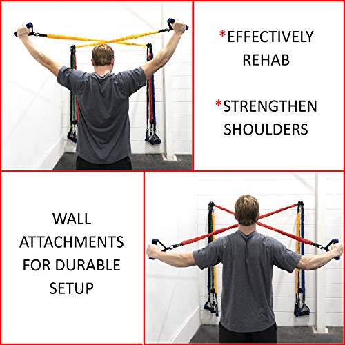 Valor Fitness Resistance Cords - Heavy Resistance Bands with Handles and Anti-Snap Protective Nylon Tube Bands Sleeves… - Image 3