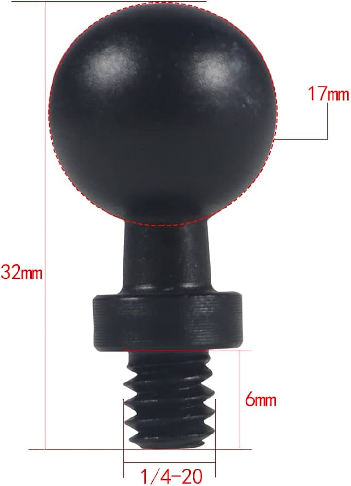 Amazon | NovelGoal 13mm/15mm/17mm ボールヘッドマウント 1/4インチ Amazon | NovelGoal 13mm/15mm/17mm ボールヘッドマウント 1/4インチ