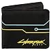 Produktbild JINX Herren Cyberpunk 2077 Hack Wallet Reisezubehör-Bi-Fold-Brieftasche, Black/Yellow/Blue, Einheitsgröße