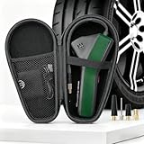 EAAGHK Tasche für Bosch Fahrradpumpe Luftpumpe Mini Kompressor EasyPump mit 4 Fahrradventil Adapter Set, Tragbar Hart Tasche Aufbewahrungsbox Tragetasche Kasten Etui Hülle Wasserdicht für EasyPump
