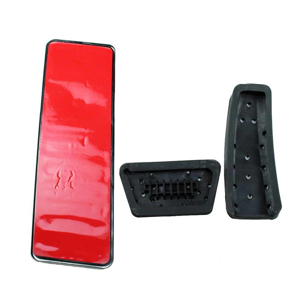 Pedales Coche para Maserati para Ghibli M157 2013 2014 2015 2016 2017 2018 2019 2020 2021 2022 Pedales Coche Freno Combustible Gas Pedal Antideslizante Pedal Embrague (Color : 3 pcs)