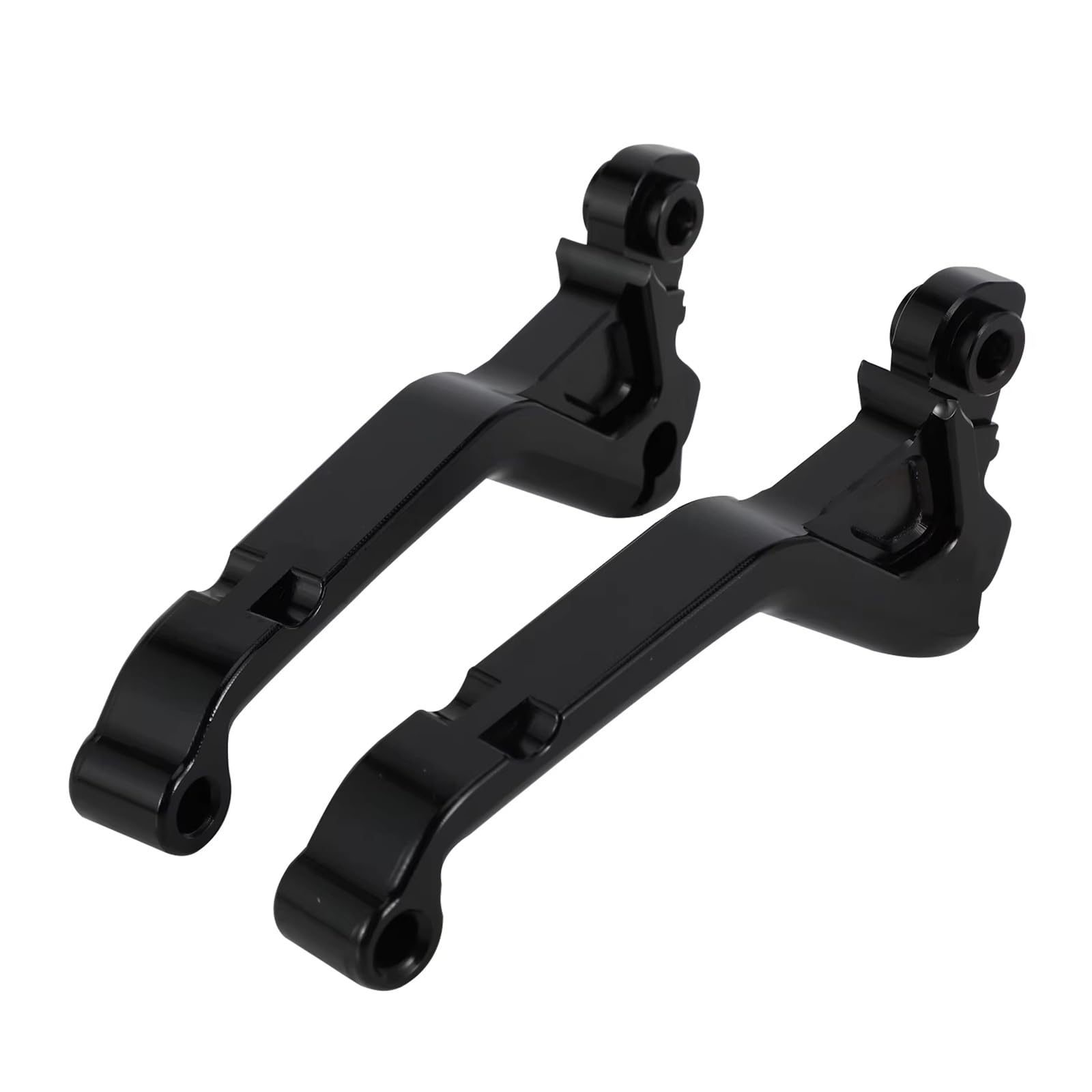 KOEHXJ Brake Clutch Levers Motorcycle Clutch Modified Horn Adjustable Hand Lever for Razor for MX650 for MX 650 Dirt Pit Bike Motorbike(Black)