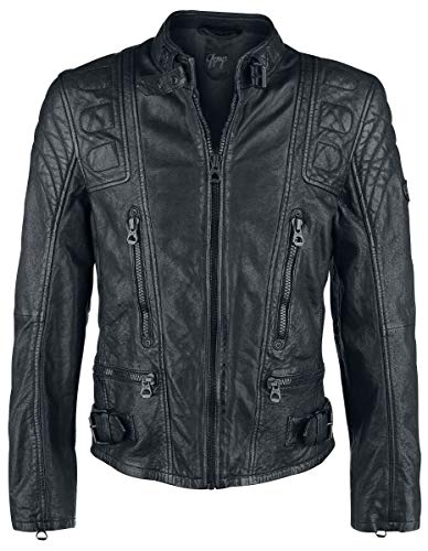 Gipsy Highway 2 Slim Fit LAGIV Männer Lederjacke schwarz M