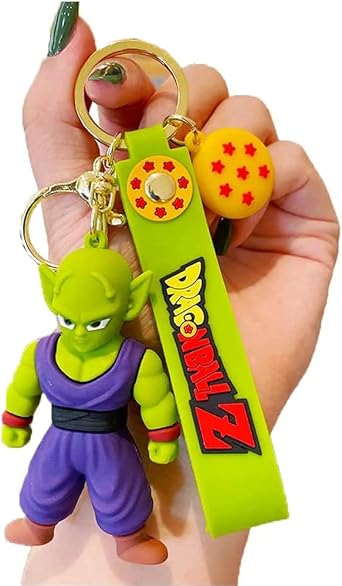 UTTER Doll Keychain Animation Ball Dragon Cute Doll Keychain Charm Gift Keyring Pikkoro Car Bag Decoration Style2