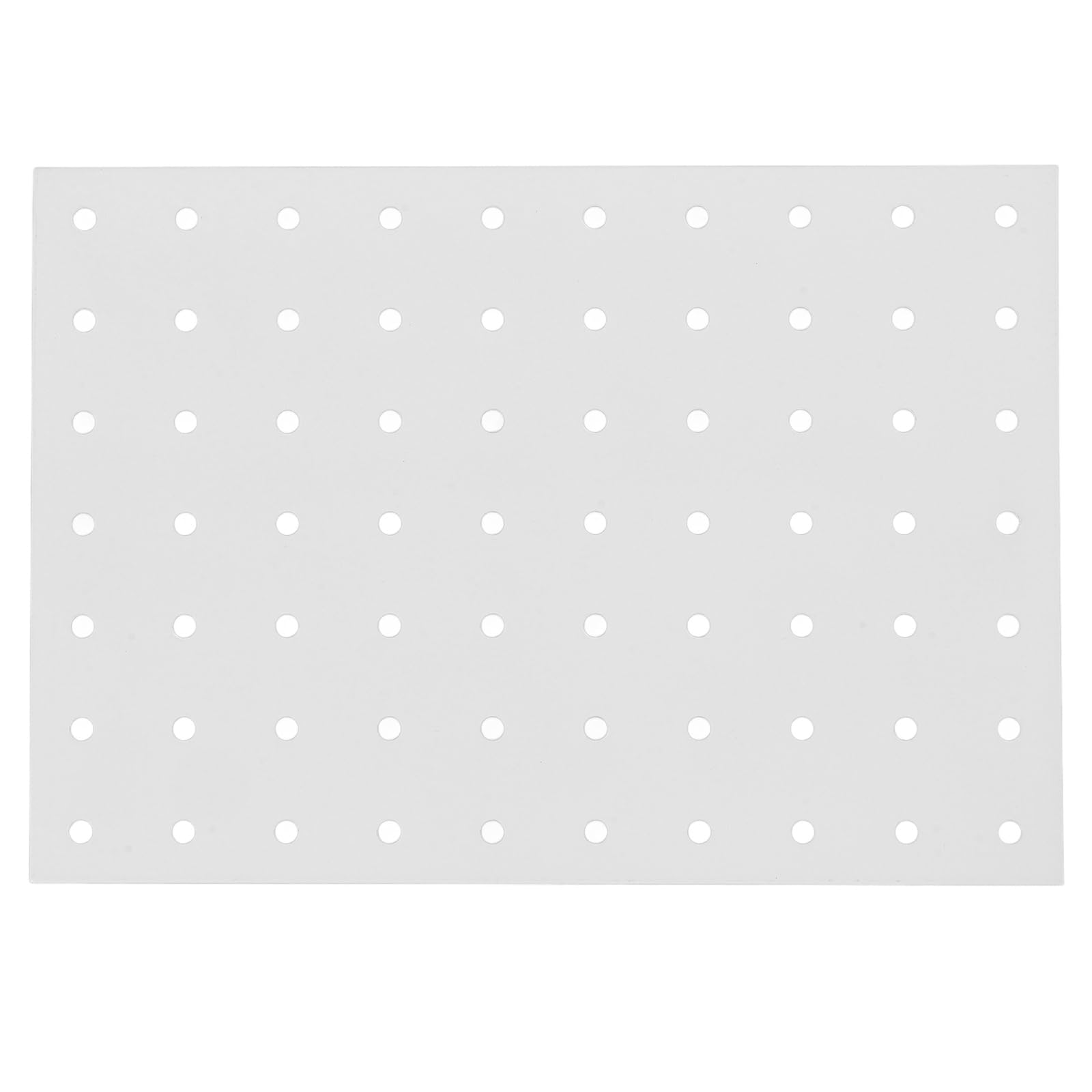 Tablero perforado de metal blanco con instalación conveniente de pared 7
