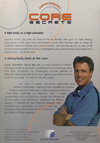 Give Me 20 - Gunnar Peterson's Core Secrets