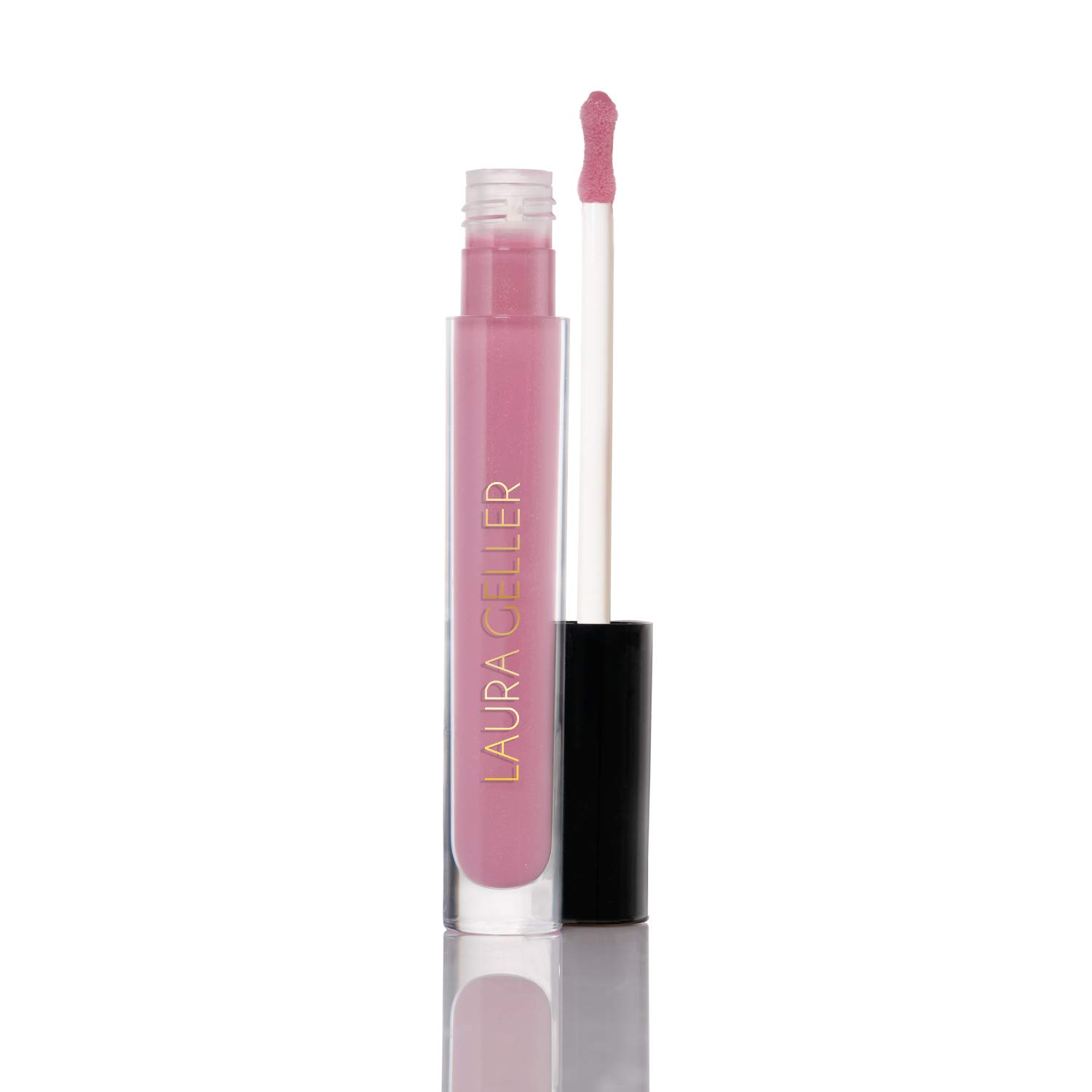 LAURA GELLER NEW YORK Lip Action Lip Gloss Hydrating Non-Stick Moisturizing Gloss With Hyaluronic, Saunter