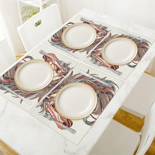 Set de table Cupidon en toile lavable, le cadeau de mariage ou de pendaison de crémaillère idéal