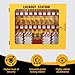 ALINUOYQ Industrial Lockout Tagout Station, Complete Loto Kit with 20 Safety Padlocks 6 Hasps 60 Tags, Lock Out Kit Cabinet for Electrical Equipment Maintenance