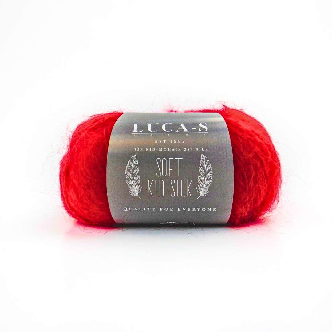 Soft Kid Mohair & Silk Yarn for Knitting & Crochet, 75% Mohair 25% Silk, 25g 210m, Lace-Weight Fluffy and Soft Wool for Knitting