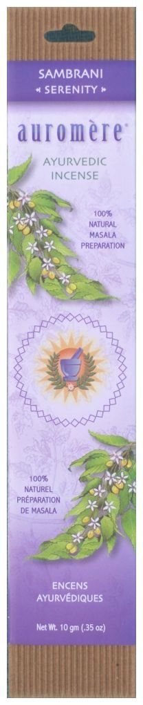 Ayurvedic Incense, Sambrani (Serenity) Auromere