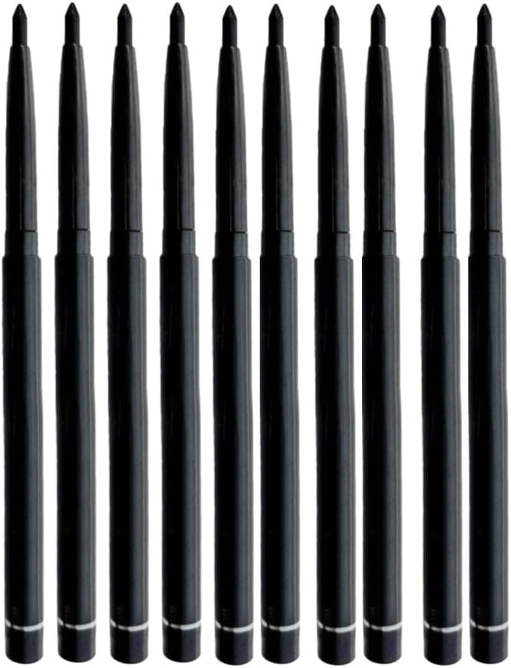 Delineador interno, sombra e lápis de sobrancelha automáticos pretos à prova d’água – Caneta creme multiuso para delineador, sombra e sobrancelhas, lápis fosco de secagem…