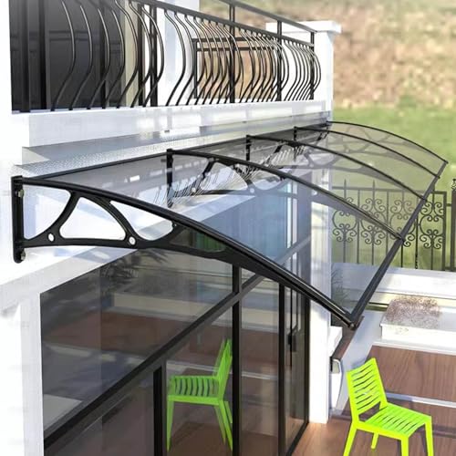 Auvent de fenêtre aluminium robuste pour porte et patio extérieur