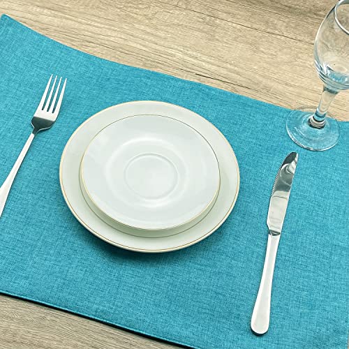 Weabetfu Cloth Placemats Set of 6 Heat Resistant Dining Table Placemats by Weabetfu - Used condition - Image 5