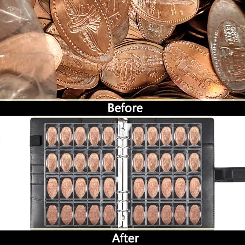 Álbum para coleccionar monedas con 236 bolsillos miniatura 2