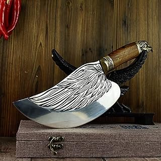 Meat Cleaver, Chinese Kitchen Chef knife Handmade Sharp Blade Meat Cleaver Vegetable Cutter Cooking Tools Slaughter Knife (Color : 1 pcs)