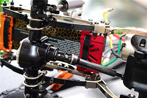 GPM For Gmade Sawback Upgrade Parts Aluminum Battery Holder - 2Pcs Set Silver