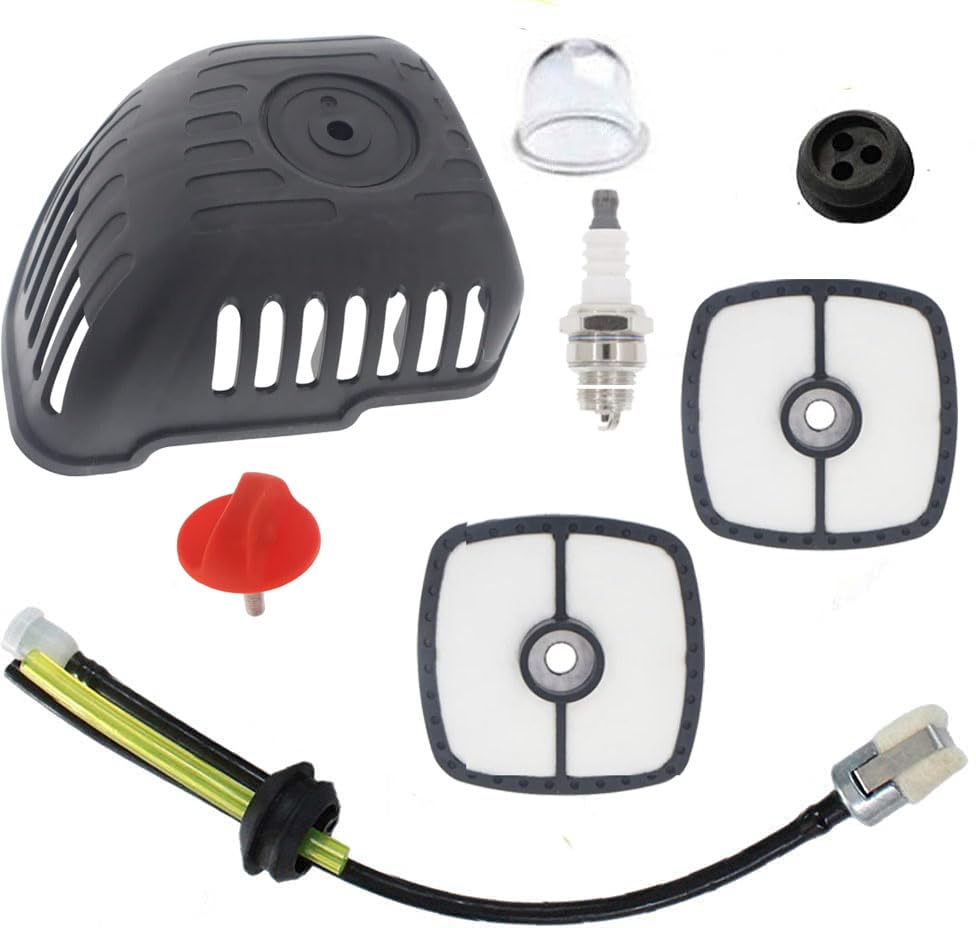 Shnile 900518 90097 90116y Air Filter & A232001850 V299000250 Cover Kit for Echo SRM-225 GT-225 PAS-225 PE-225 PPF-225 SHC-225 Trimmers Brushcutters