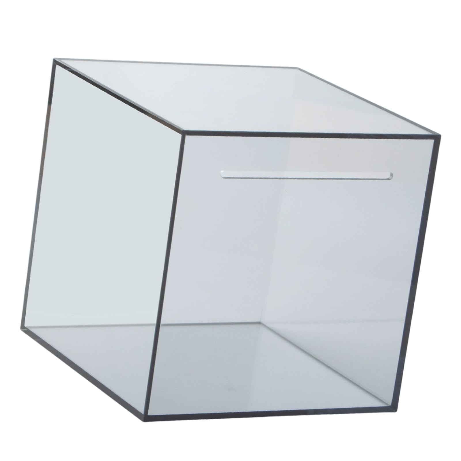 Yhplxyuus Child Friendly Acrylic Money Keeper Single Entry Coin Slots Shatters Resistant Transparents Saving Display Transparents Piggybank