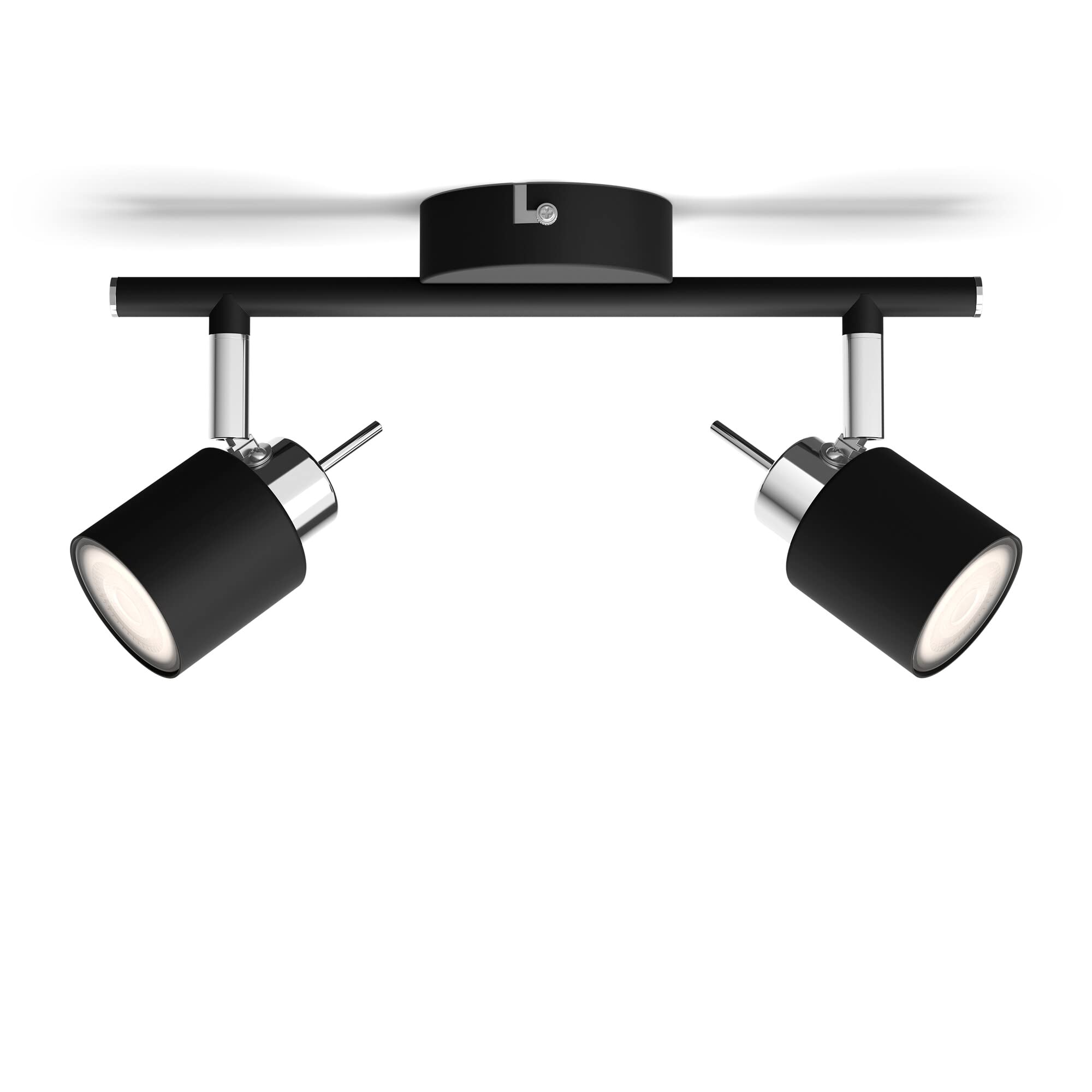Philips Meranti Surfaced spot GU10 2X Black