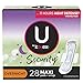 U by Kotex Security Maxi Overnight Pads With Wings, Regular, Unscented, Unscented, 28 Count