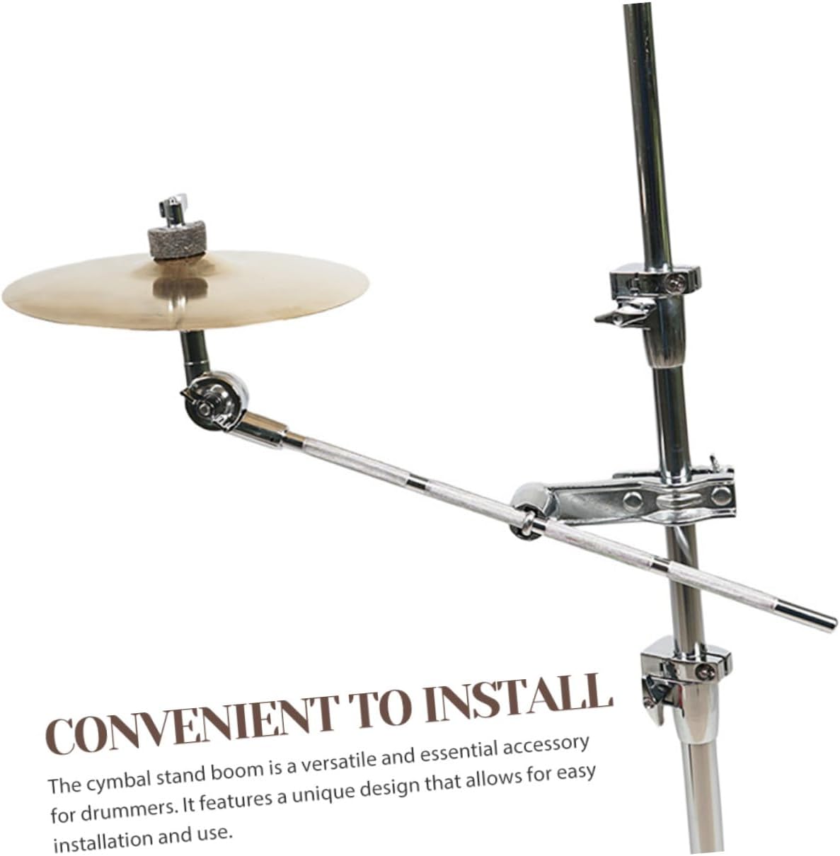 Cymbal Arm Versatile Drum Extension Boom Arm for Enhanced Stability and Percussion Setup