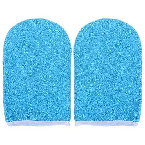 IWOWHERO Guantes Parafina Manos para Spa Térmicos Mitones con Cierre Calentadores Cómodos y Suaves para de Cera Caliente