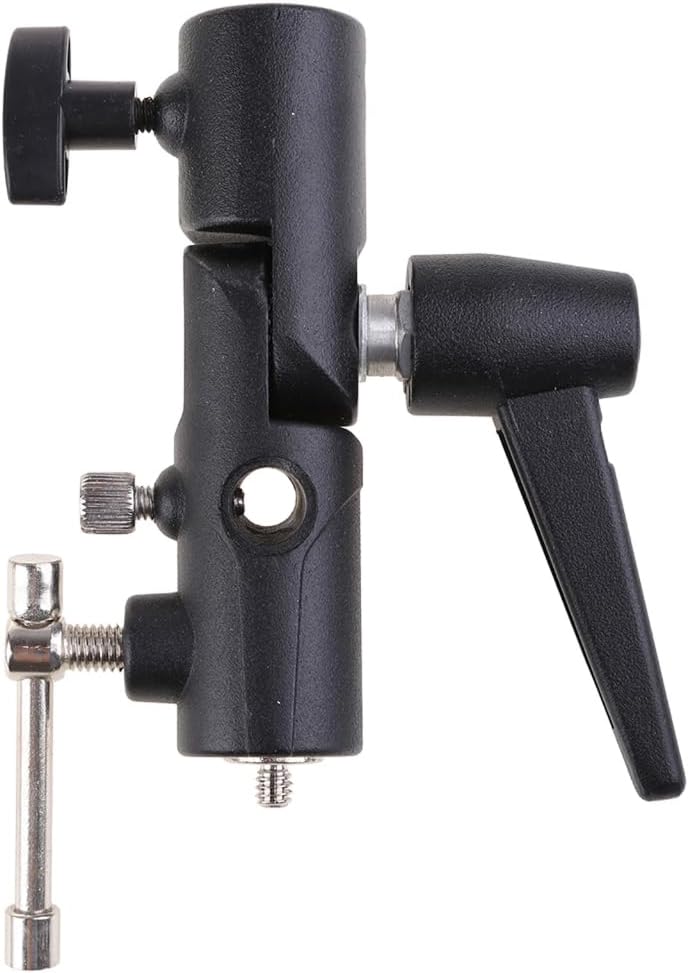 H Type Camera Flash Mount Swivel Light Stand Bracket Umbrella Holder LED Light