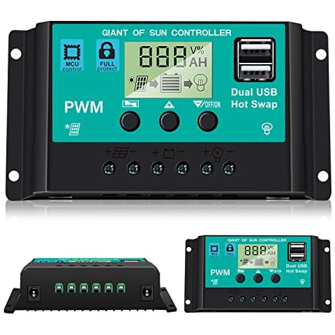Controlador de Carga Solar BOSYTRO 20A PWM Cover