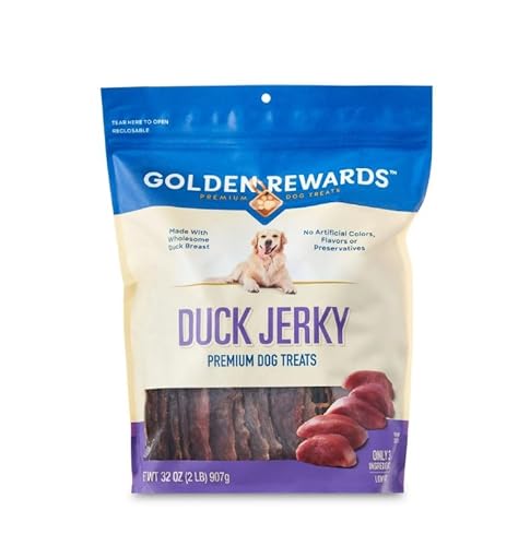 Golden~Rewards Duck Jerky Premium Dog Treats,32 Oz ~ (Pack of 1)