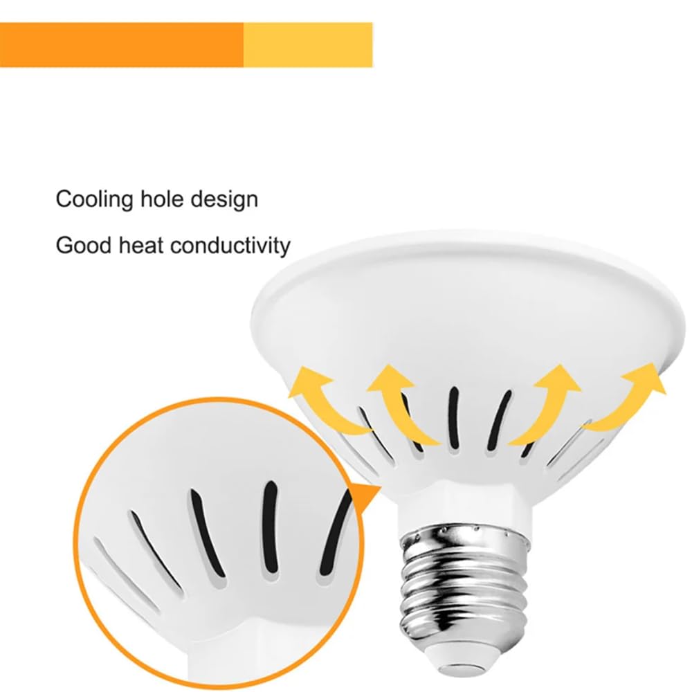 6 Bombillas LED E27 de 110 V y 220 V, Bombillas de bajo Consumo para iluminación del hogar y la Sala de Estar, Blanco frío, 300 LED.