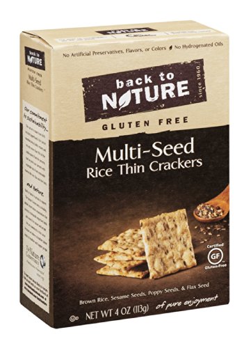 Multi-Seed Gluten Free Rice Thins Crackers 4 Ounces (Case of 12)