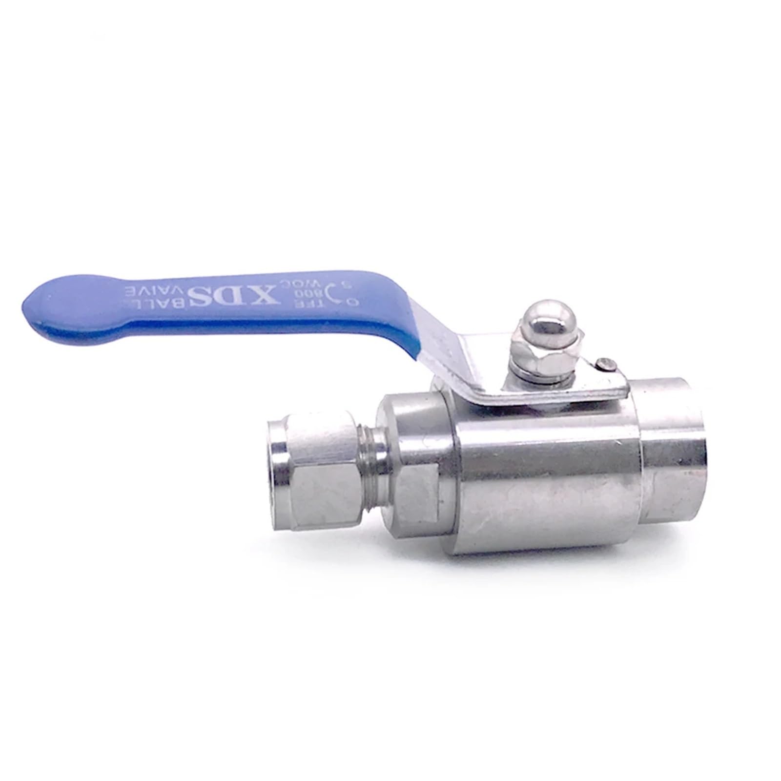 OAMSCEYKW 1/2" BSPP Female x Fit 6/8/10/12mm Tube OD Compression High Pressure Ball Valve 304 Stainless 2230 PSI for Air Source(12mm)