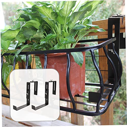 Supports pot de fleurs balustrade HEMOTON : fixez vos jardinières sans risque - 4