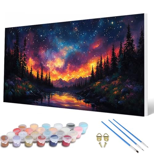 G X Paint by Numbers i yCgoCio[ h DIY Paint by Numbers nhChNtgA[g G G CeA  CeA Ǐ z[ ItBX 30x60 cm (t