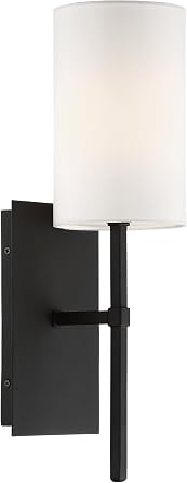 Crystorama Veronica 1 Light Black Forged Sconce