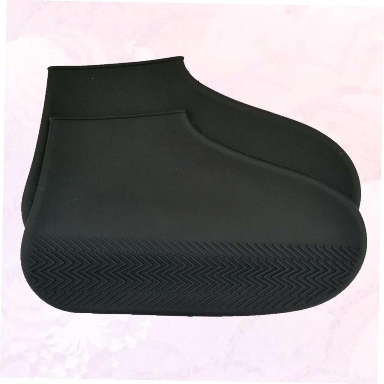 OSOLADY Anti-skid Overshoes Shoe Foldable Shoes Shoe Protector Anti Slip Shoe Cover Snow Shoe Guest Shoes Cover Anti-slip Shoe Cover Waterproof Shoe Covers Reusable Black