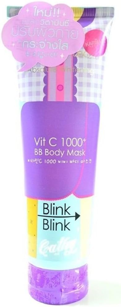 3 Pack NEW-fast-action-Whitening-Vit-C-1000-BB-Body-Mask-natural-herb-100g