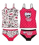Großdruck Monster High 2 er Pack Unterwäsche-Set - pink - 140