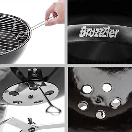 Bruzzzler Kettle Grill, griglia carbonella