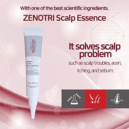 Zenotri Hair Care Solution Scalp Essence | 25Ml 0.85Fl Oz | Scalp Acne And Itching Seborrheic Scalpitis Cure Cream | Damaged Scalp Soothing Protection And Nutrition #TOP6