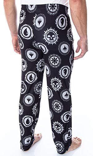 Magic The Gathering Men's Element Mana Color Logo Symbols Sleep Lounge Pajama Pants3
