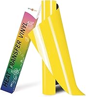 Vista 31 de HTVRONT - Rollo de vinilo termotransferible, 12 in x 8 ft, para diseños en camisetas, fácil de cortar y despegar, color negro, blanco y rojo