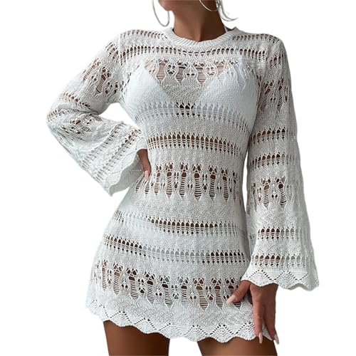 Robe cache-maillot de bain ajourée pour ne plus prendre froid après l'eau