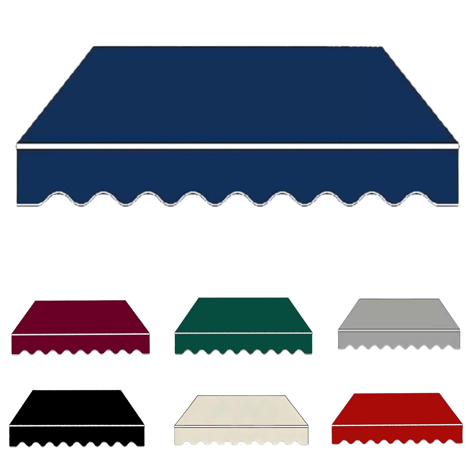Toile de rechange pour auvent imperméable : réparez votre tissu usé ou déchiré