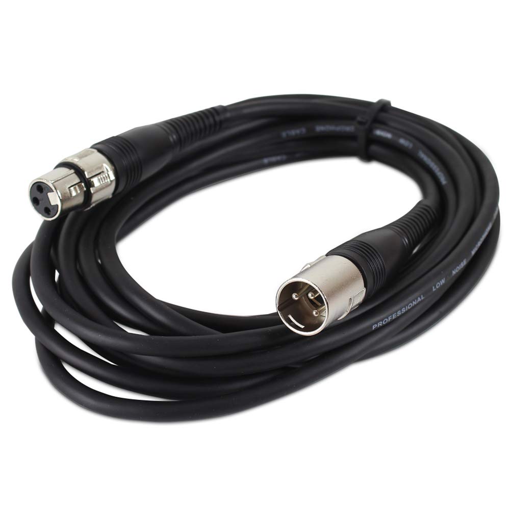 Studiomaster KM92 con cable equilibrado Cardoid Vocal DJ micrófono soporte de inc 5 m Cable Clip funda protectora