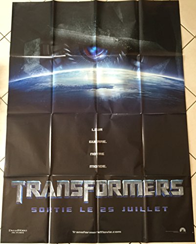 Affiche Cinema Originale Transformers pour Deco Salon Grand Format Rare