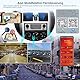iFreGo Autoradio Bluetooth, Auto Radio Bluetooth Radio Auto autoradio 1 din mit freisprecheinrichtung 7 Farben SD/TF/ MP3/AUX in,FM/AM Schnellladefunktion und Funktion,60W*4 Handyhalter