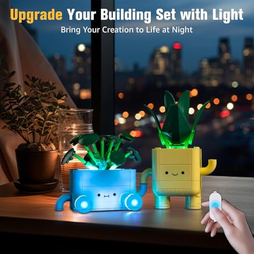 Kit de iluminacion Lego 10349 BrickSoul con luces regulables para plantas botanicas 5