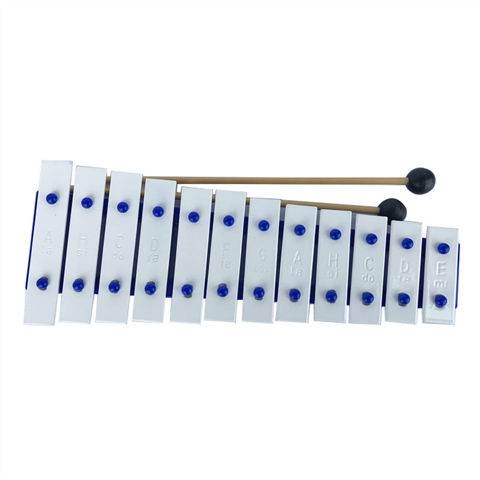 TSTS percusión Pianista De 12 Tonos, Instrumento De Percusión De Campana, Material Didáctico De Música, Piano De Golpe Manual, Placa De Aluminio para Piano